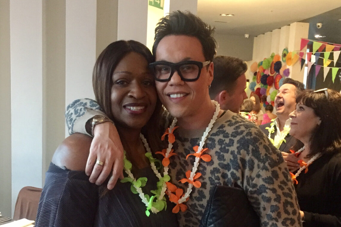 Angie Greaves and Gok Wan