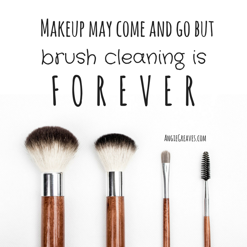 what to wash your makeup brushes with